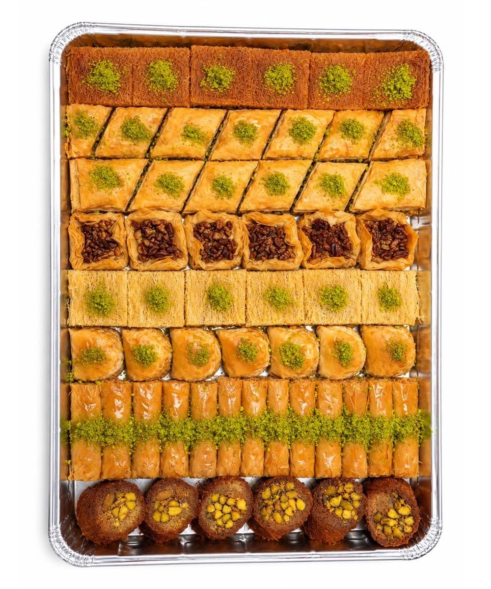 Custom Mix Large Custom Assorted Baklava - Large Tray - Image 1