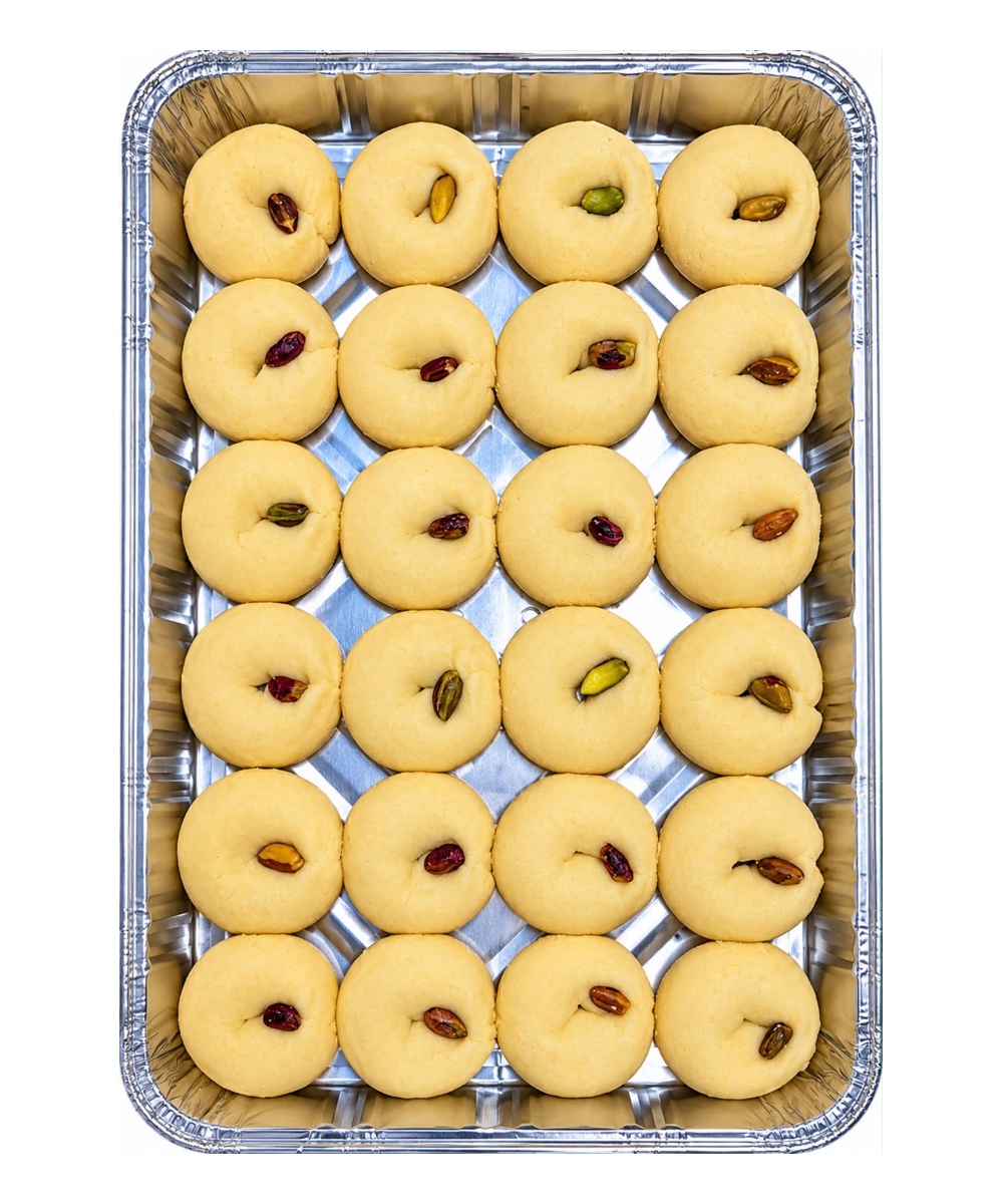 Ghoriba Medium Ghouriba Cookies - Medium Tray - Image 1