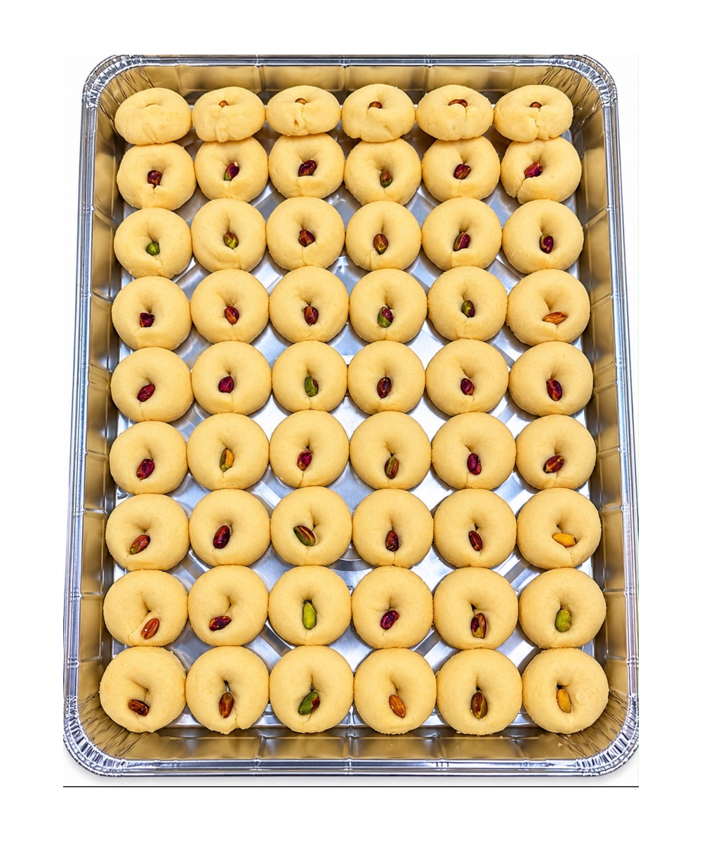 Ghouriba Large Ghouriba Cookies - Large Tray - Image 1