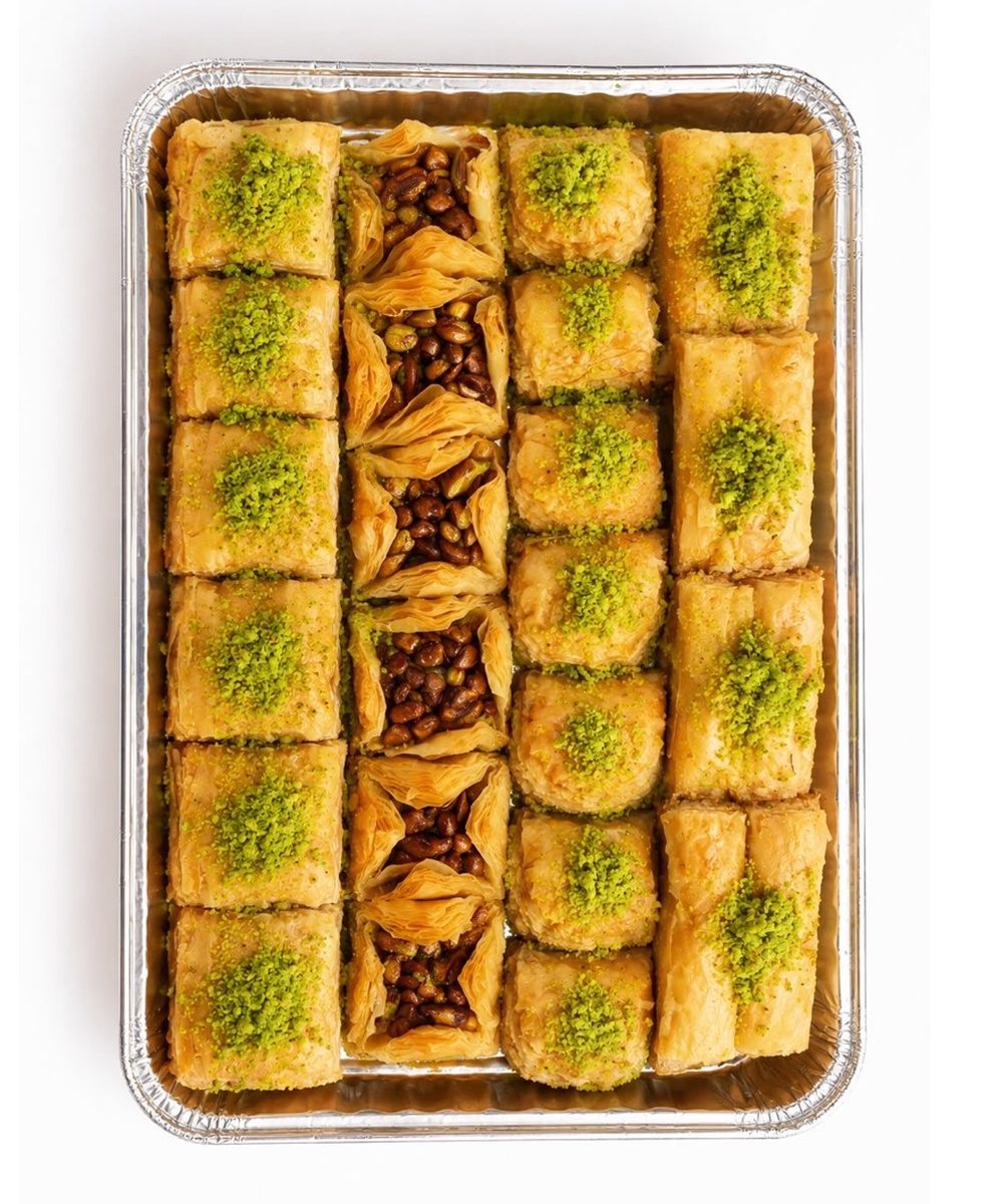 Sugar free assorted Medium Sugar Free Assorted Baklava - Medium Tray - Image 1