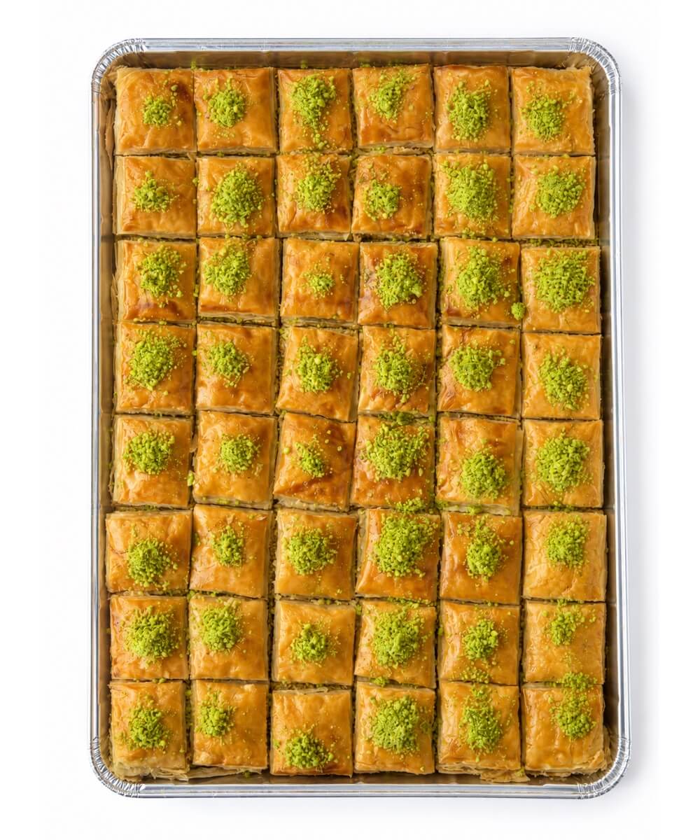 Persian Baklava Large Persian Pistachio Baklava - Large Tray - Image 1