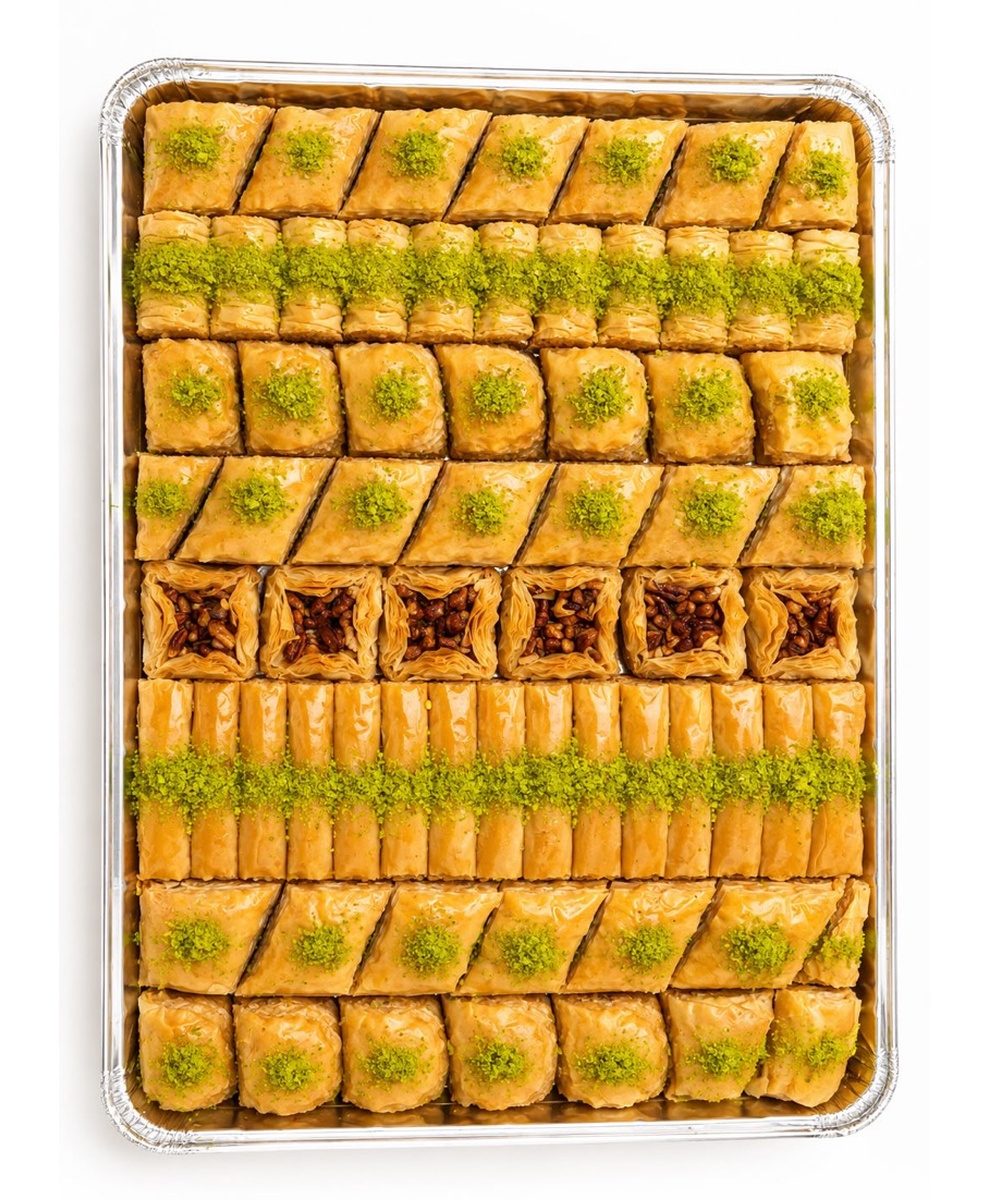 Shah Mix Large Shah Assorted Baklava - Large Tray - Image 1