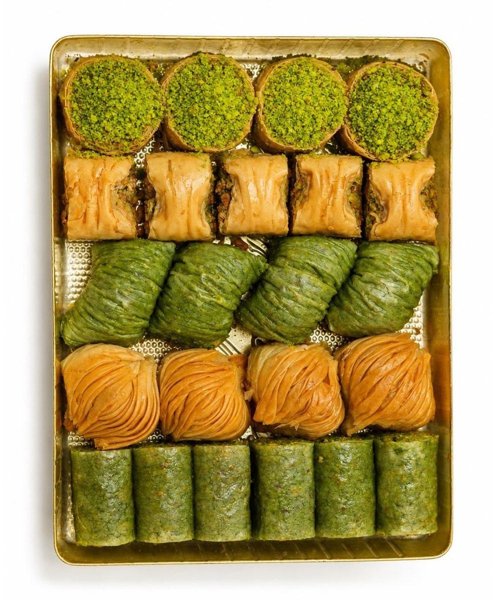 Turkish Small Turkish Assorted Baklava - Small Tray - Image 1