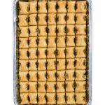 Mini Square Turkish Pistachio Baklava - Medium Tray